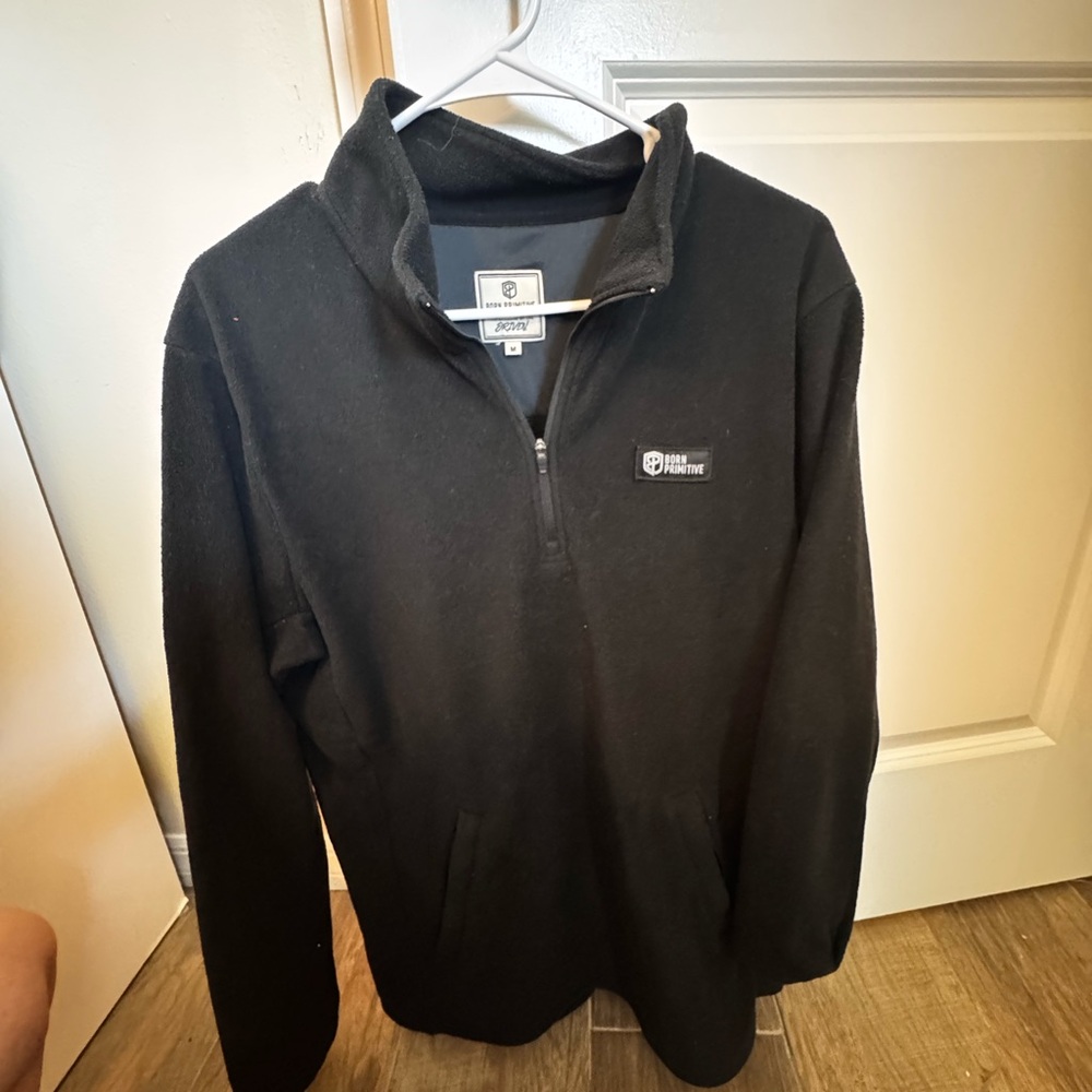 Born Primitive Black Zip-Up Fleece